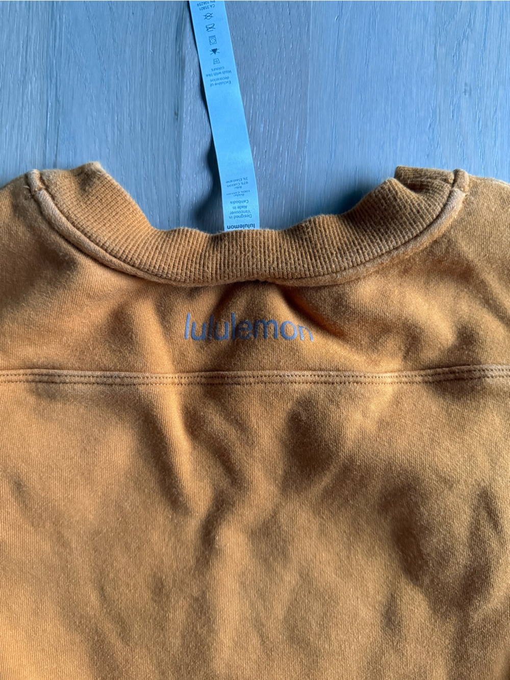 lululemon athletica Crewneck Sweatshirt - Mustard Yellow - Picture 4 of 4